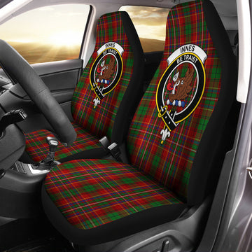 Innes Tartan Car Seat Cover with Family Crest One Size - Tartanvibesclothing