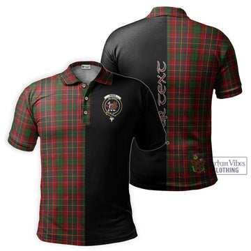 Innes Tartan Polo Shirt with Family Crest and Half Of Me Style