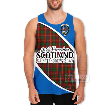 Tartan Vibes Clothing Innes Family Crest Tartan Men's Tank Top Celebrate Saint Andrew's Day in Style