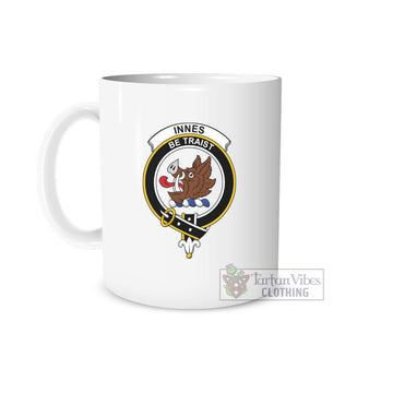 Innes Family Crest Ceramic Mug One Size 11oz size - 2D-tartanvibesclothing