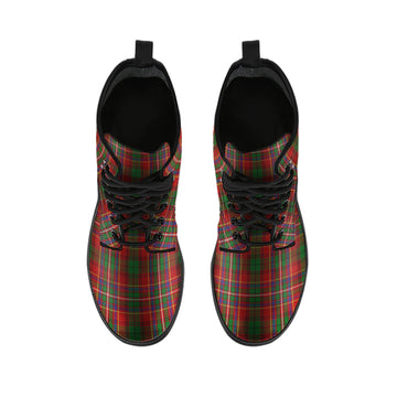 Innes Tartan Leather Boots