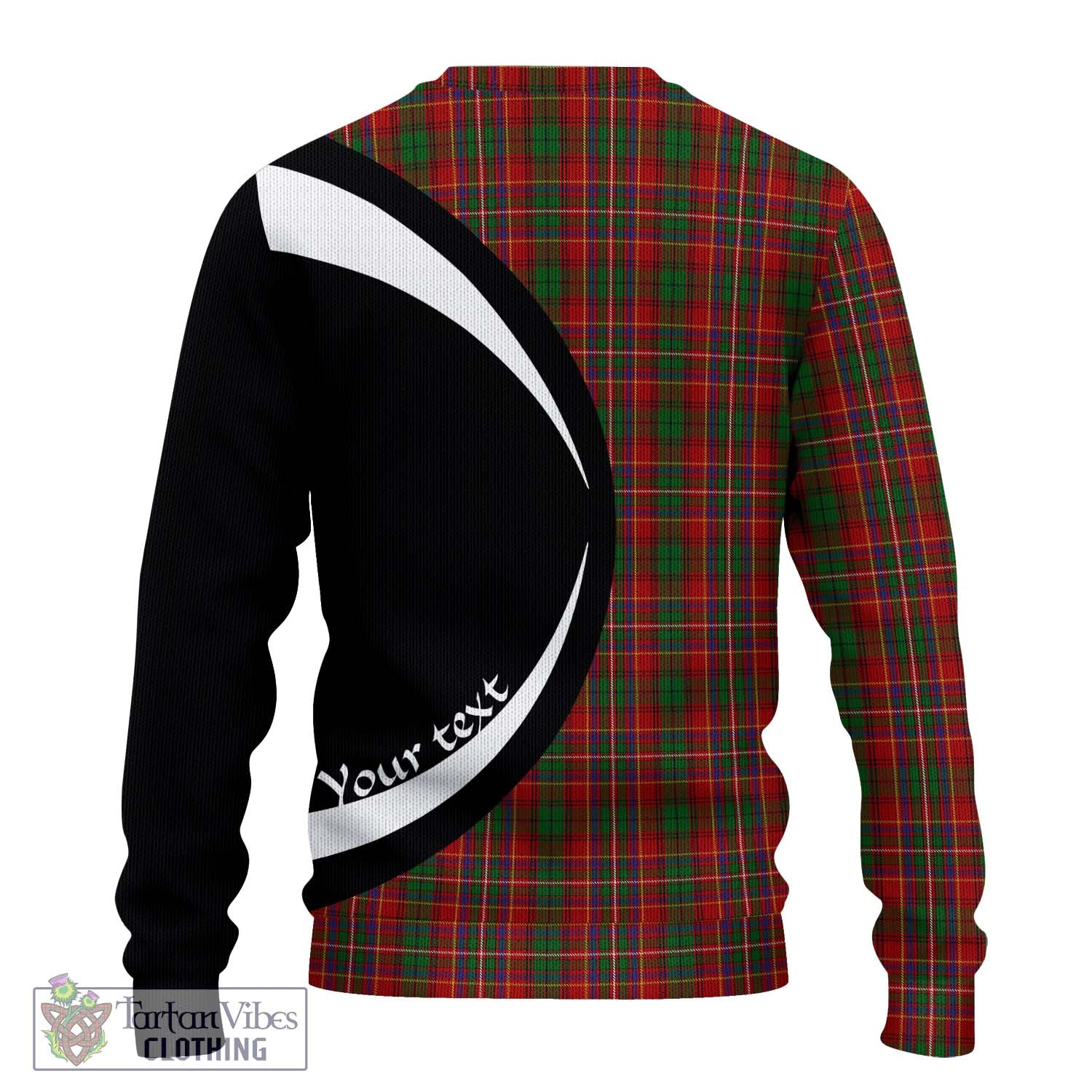 Innes Tartan Ugly Sweater with Family Crest Circle Style - Tartan Vibes Clothing