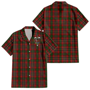Innes Tartan Hawaiian Shirt with Family Crest