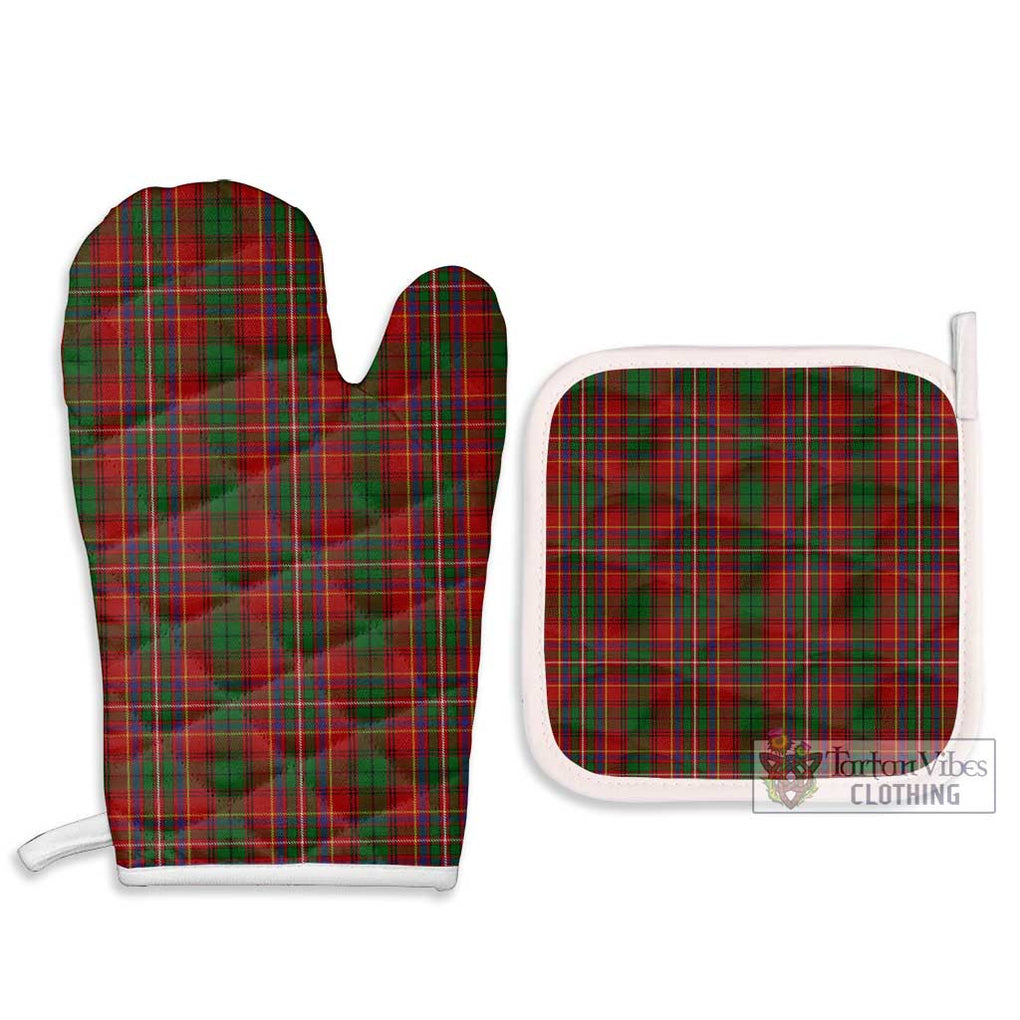 Innes Tartan Combo Oven Mitt & Pot-Holder Combo 1 Oven Mitt & 2 Pot-Holder White - Tartan Vibes Clothing