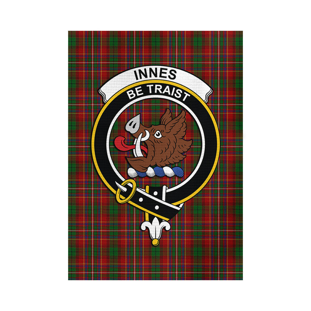 Innes Tartan Flag with Family Crest - Tartan Vibes Clothing