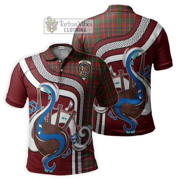 Innes Tartan Polo Shirt with Epic Bagpipe Style