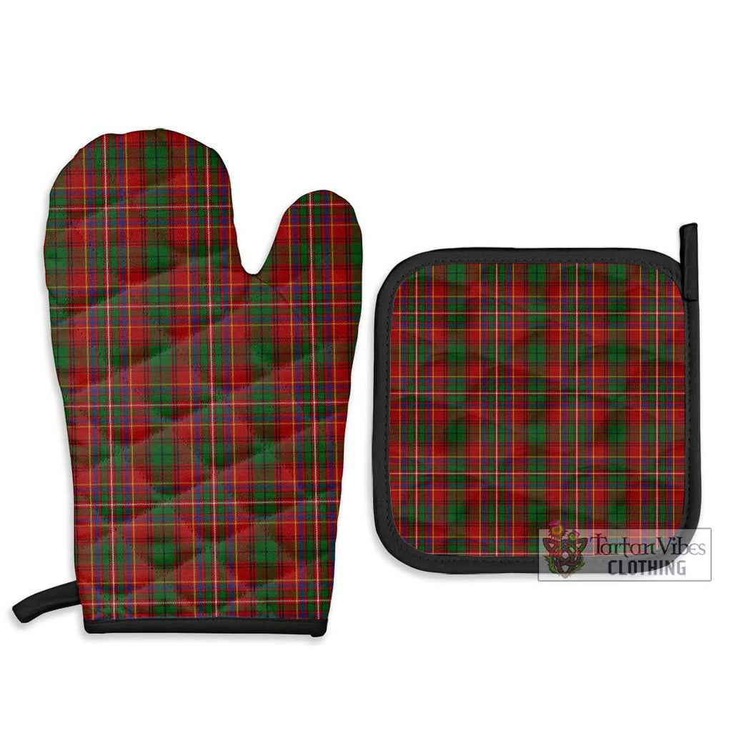 Innes Tartan Combo Oven Mitt & Pot-Holder Combo 1 Oven Mitt & 2 Pot-Holder Black - Tartan Vibes Clothing