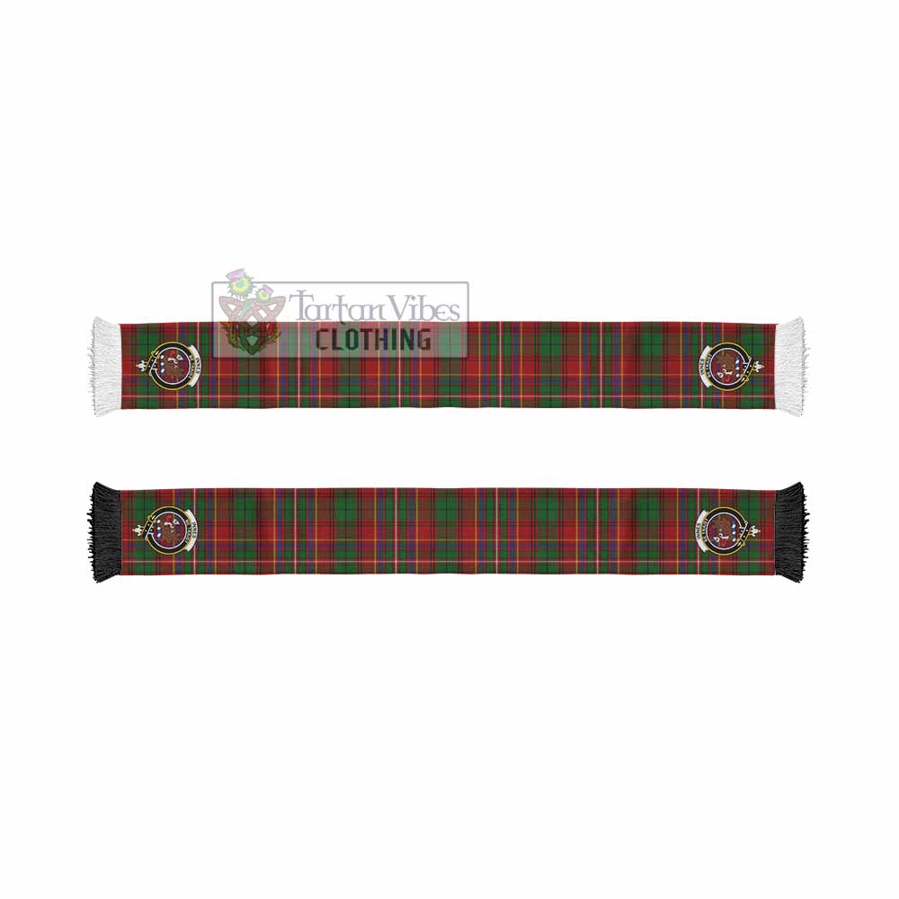 Tartan Vibes Clothing Innes Tartan Ruffneck Scarf with Family Crest