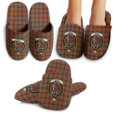 Innes Ancient Tartan Home Slippers with Family Crest