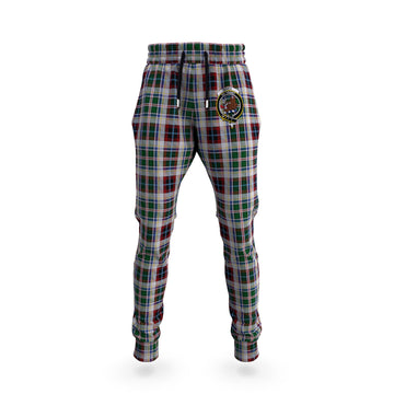 Innes Dress Tartan Joggers Pants with Family Crest