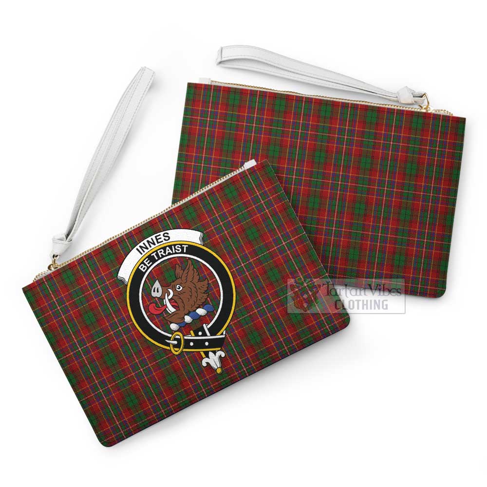 Tartan Vibes Clothing Innes Family Crest Tartan Clutch Bag