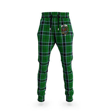 Innes Hunting Tartan Joggers Pants with Family Crest