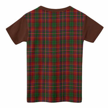 Innes Tartan Accent Kid T-shirt with Family Crest