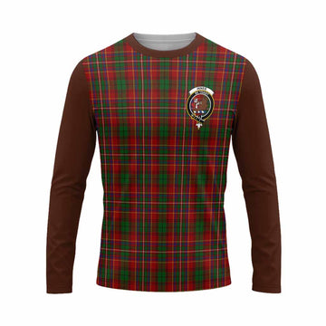 Innes Tartan Accent Long Sleeve T-Shirt with Family Crest