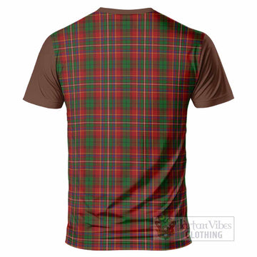 Innes Tartan Accent T-Shirt with Family Crest
