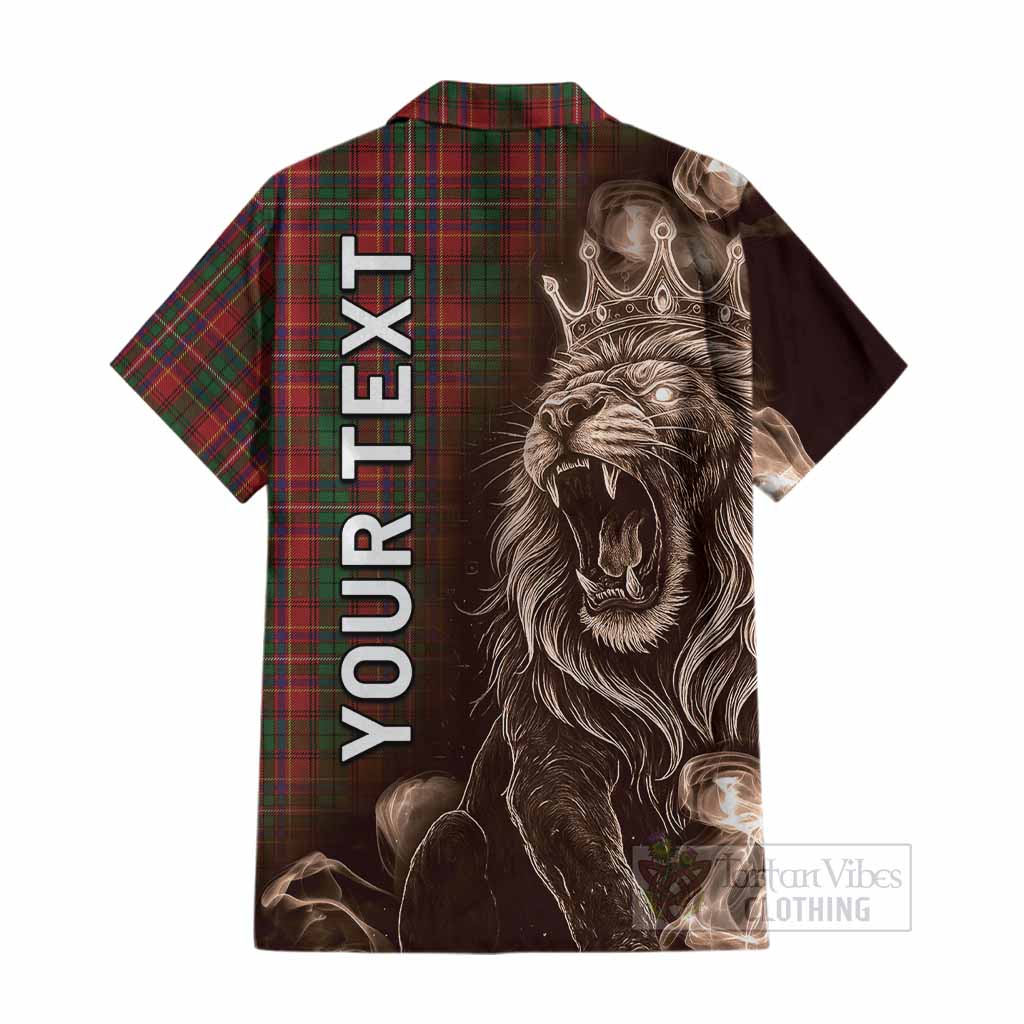 Innes Tartan Cotton Hawaiian Shirt Roaring Lion Heritage