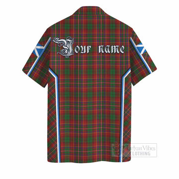 Innes Tartan Crest Hawaiian Shirt Scotland Coat of Arm Flag Style - Tartan Vibes Clothing