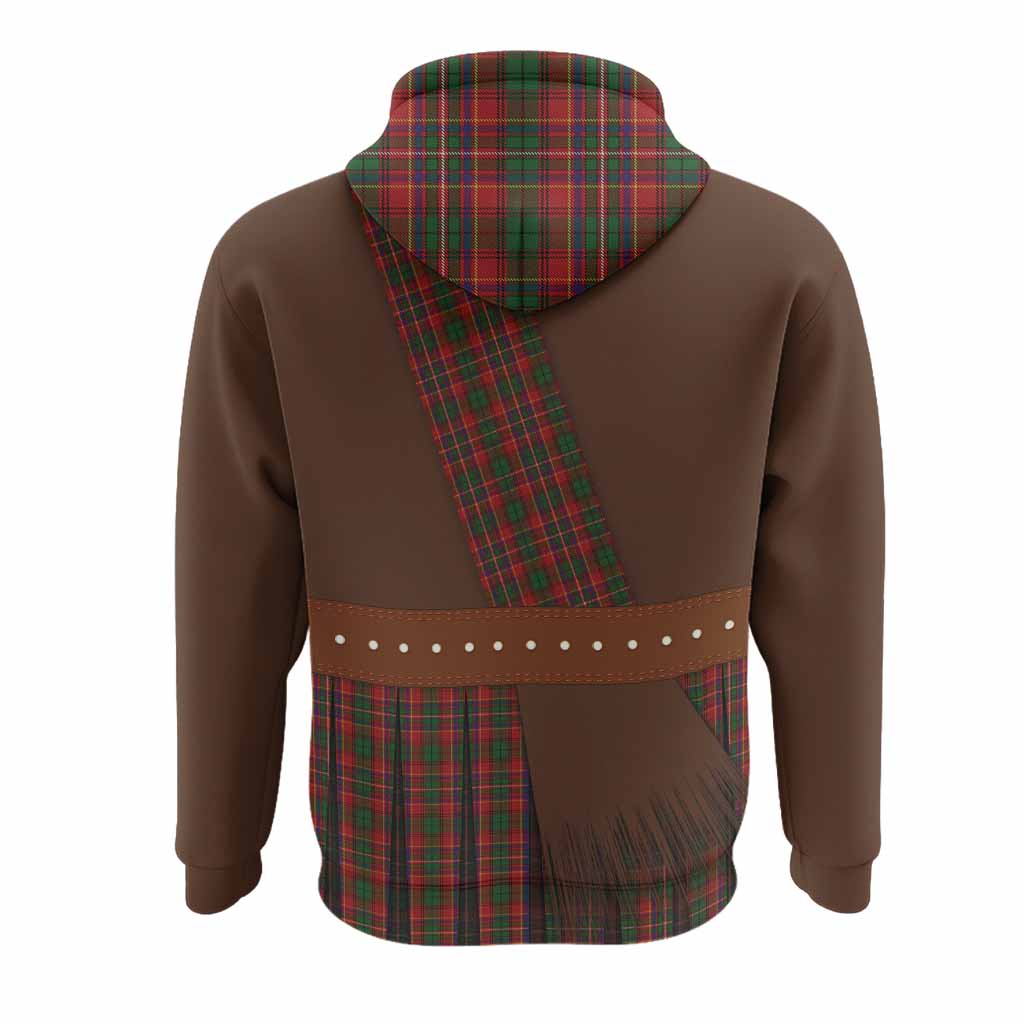 Innes Tartan Crest Hoodie Kilt Costume Style