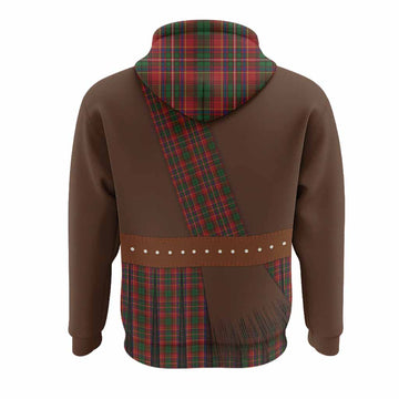 Innes Tartan Crest Hoodie Kilt Costume Style