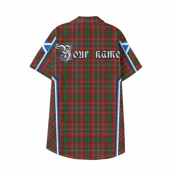 Innes Tartan Crest Kid Hawaiian Shirt Scotland Coat of Arm Flag Style - Tartan Vibes Clothing