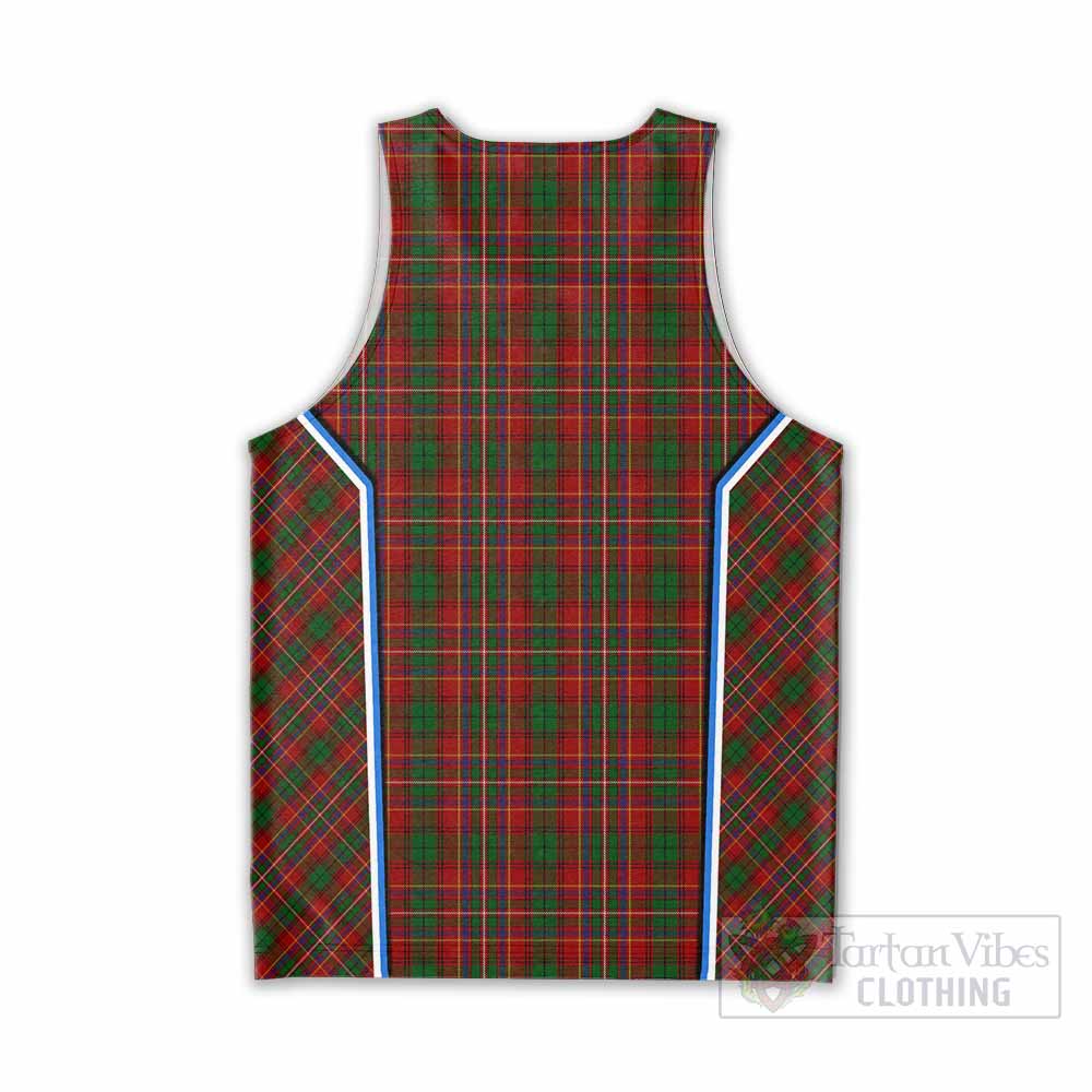 Innes Tartan Crest Men Tank Top Scotland Coat of Arm Flag Style - Tartan Vibes Clothing