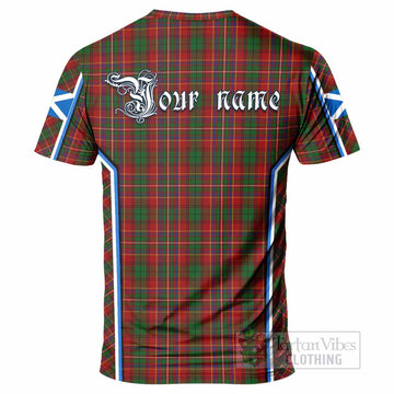 Innes Tartan Crest T-shirt Scotland Coat of Arm Flag Style - Tartan Vibes Clothing