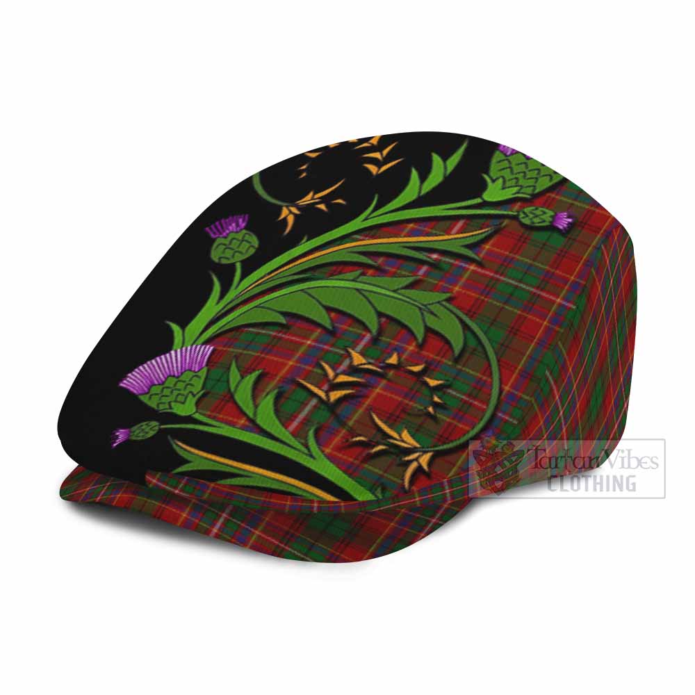 Innes Tartan Flat Cap, Jeff Cap Scottish Thistle Pride Heritage Art