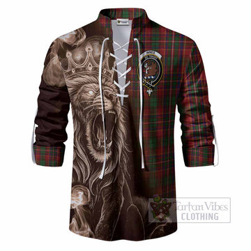 Innes Tartan Ghillie Shirt Roaring Lion Heritage