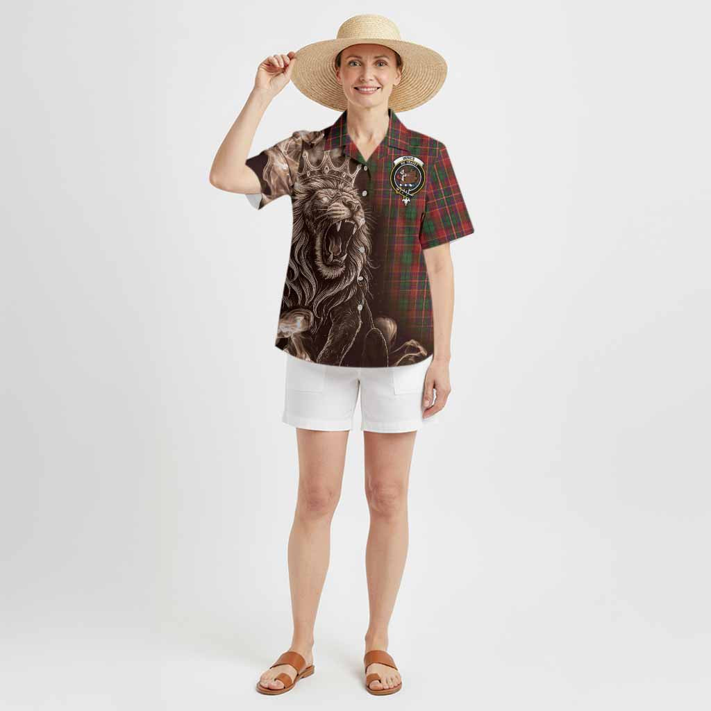 Innes Tartan Hawaiian Shirt Roaring Lion Heritage