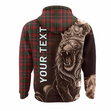 Innes Tartan Hoodie Roaring Lion Heritage