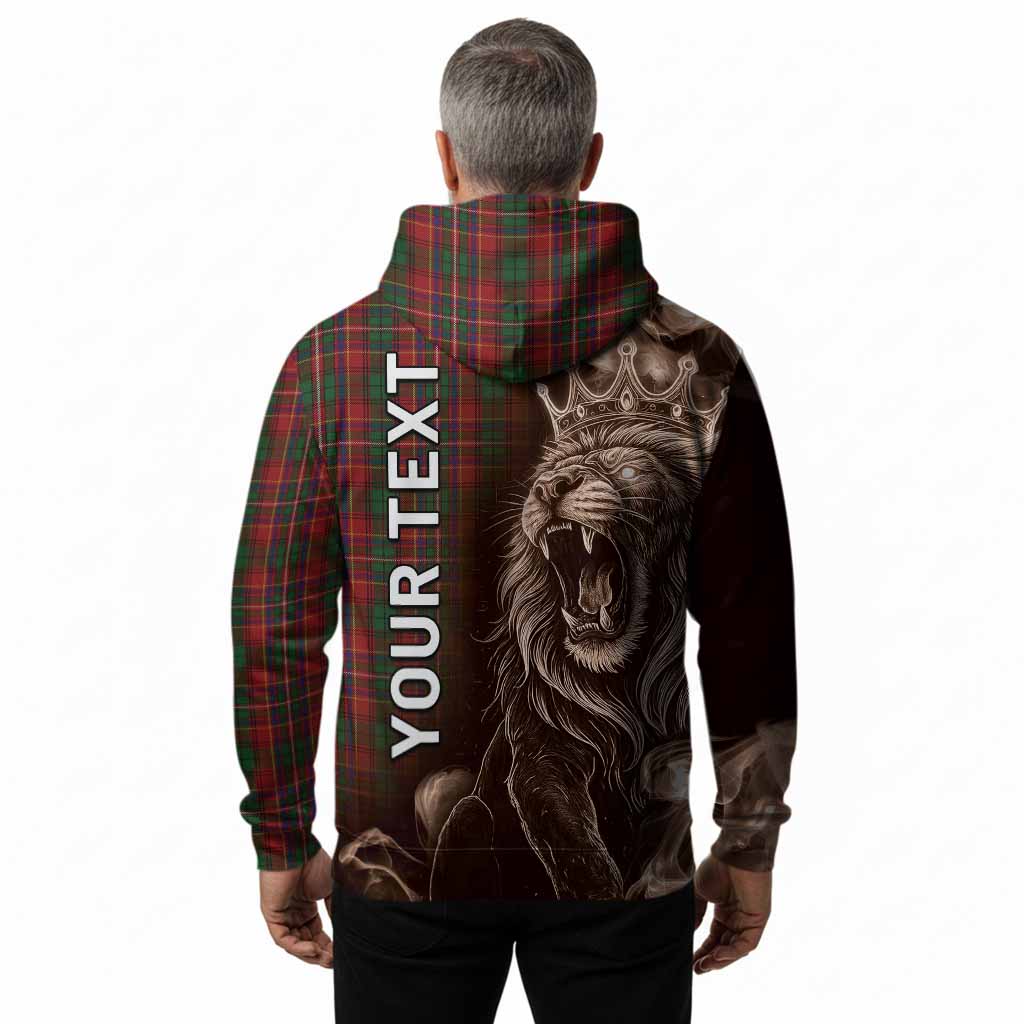 Innes Tartan Hoodie Roaring Lion Heritage