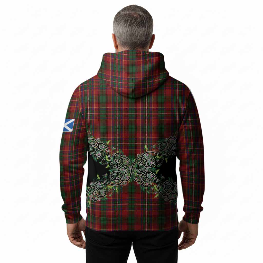 Innes Tartan Hoodie Thistle Scottish Spirit