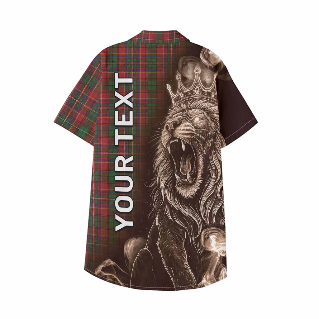 Innes Tartan Kid Hawaiian Shirt Roaring Lion Heritage