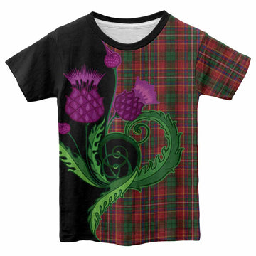 Innes Tartan Kid T-shirt Traditional Scottish Thistle