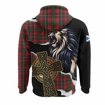 Innes Tartan Scottish Hoodie Lion Celtic Heritage