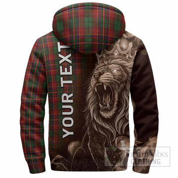 Innes Tartan Sherpa Hoodie Roaring Lion Heritage