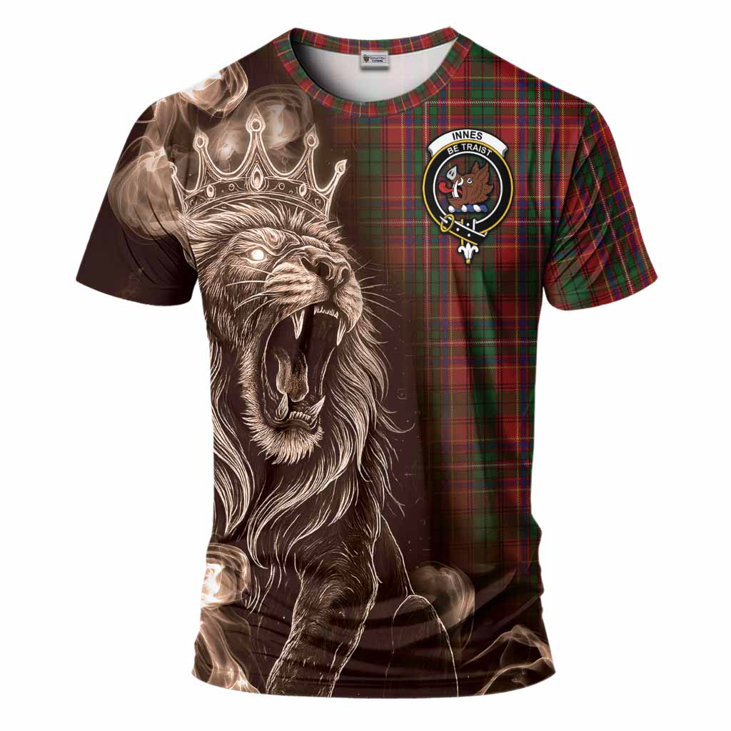 Innes Tartan T-Shirt Roaring Lion Heritage