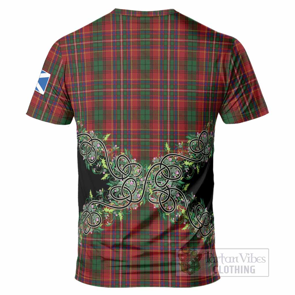 Innes Tartan T-Shirt Thistle Scottish Spirit