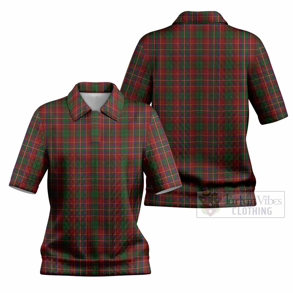 Innes Tartan Women’s Polo Sweater Top