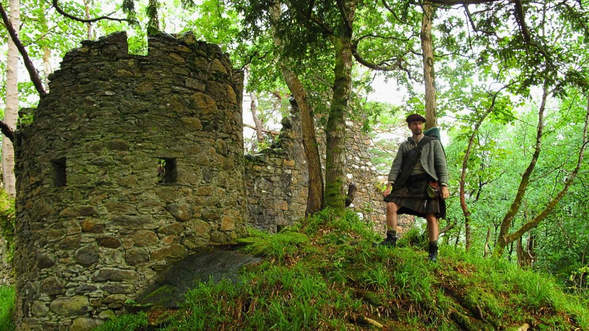 Inveruglas Isle—where the MacFarlanes stood strong, even in exile.