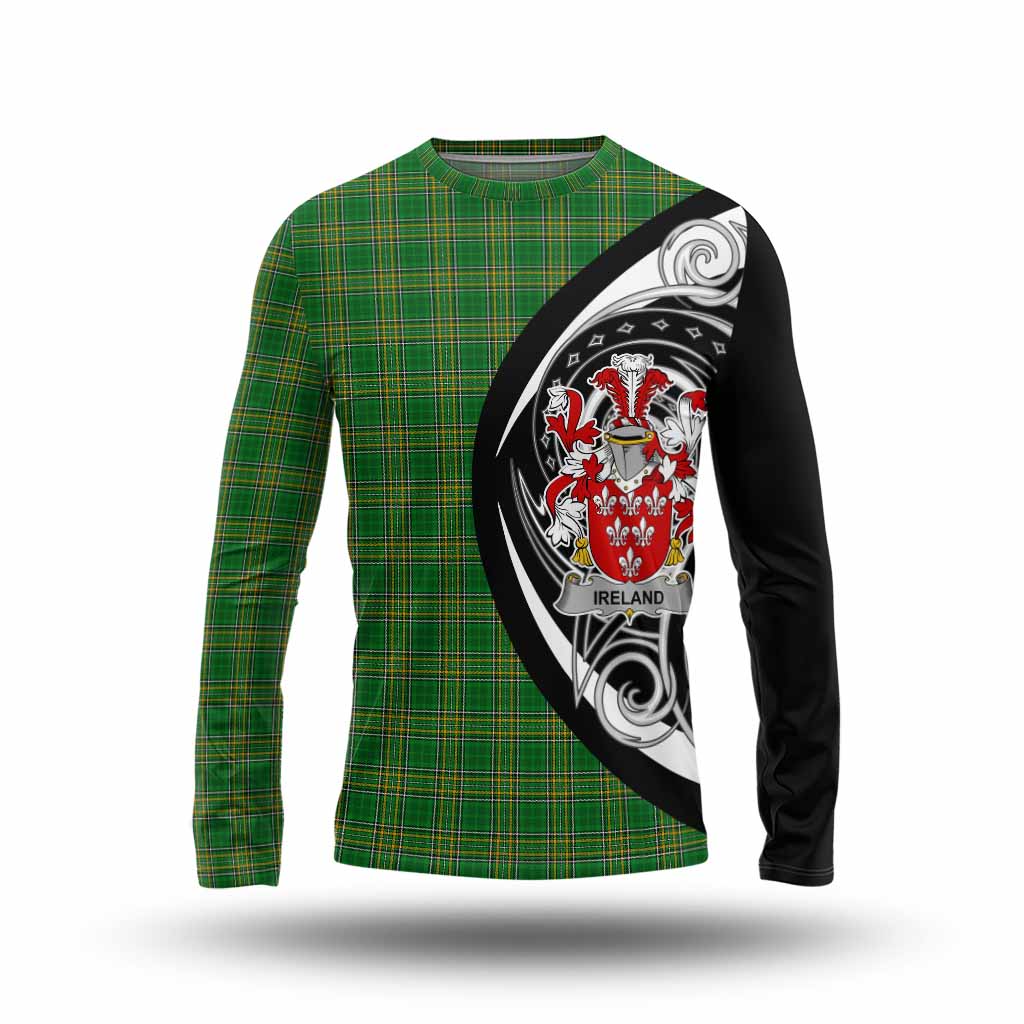 Ireland Irish Clan Long Sleeve T-Shirt Celtic Circle Style Unisex - Tartan Vibes Clothing