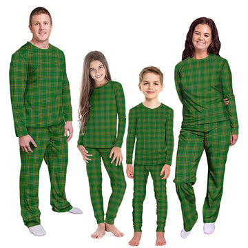 Ireland National Tartan Pajamas Family Set