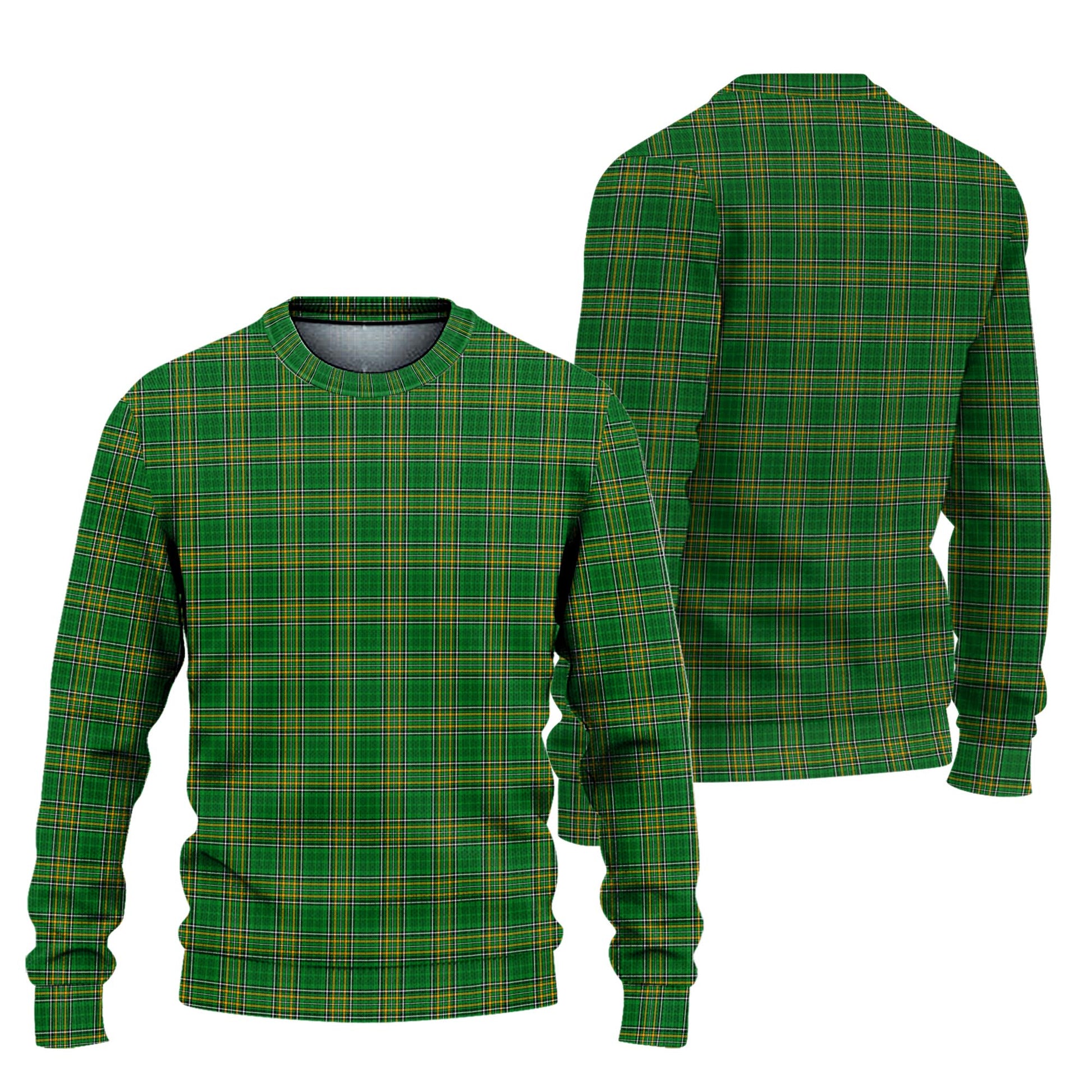 Ireland National Tartan Knitted Sweater Unisex - Tartanvibesclothing