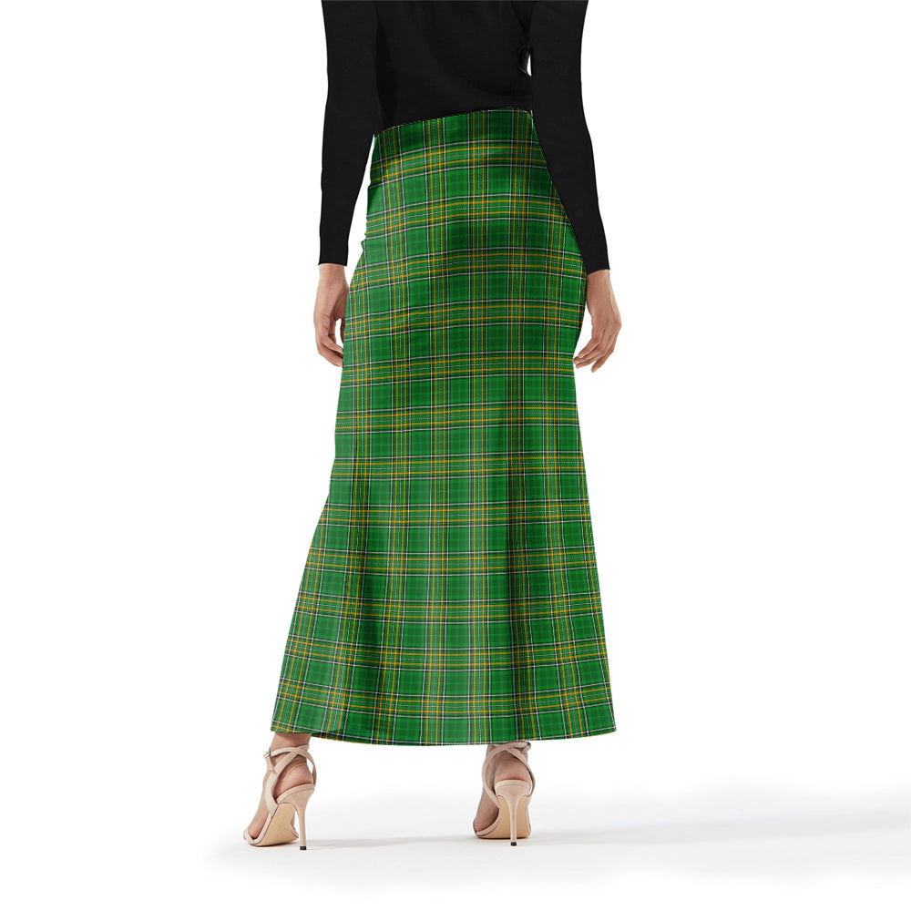 Ireland National Tartan Womens Full Length Skirt - Tartan Vibes Clothing