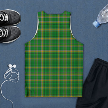 Ireland National Tartan Mens Tank Top - Tartan Vibes Clothing