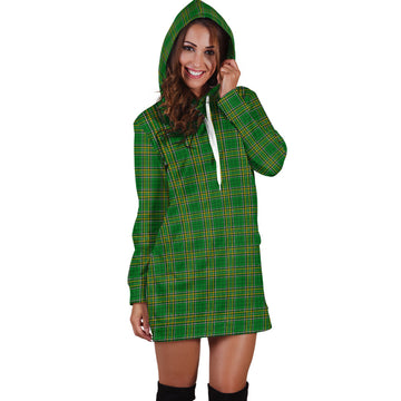 Ireland National Tartan Hoodie Dress