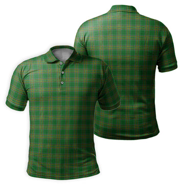 Ireland National Tartan Mens Polo Shirt