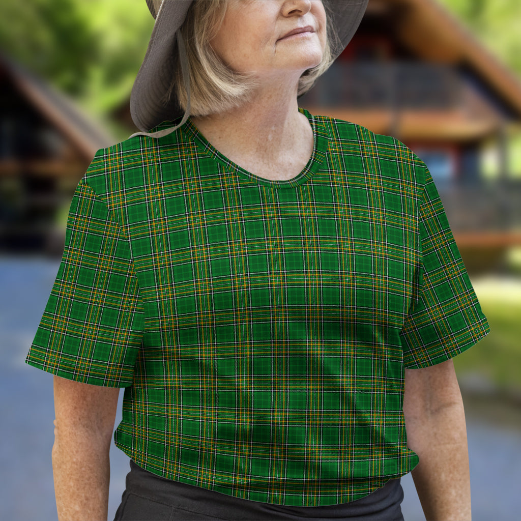 Ireland National Tartan T-Shirt - Tartan Vibes Clothing