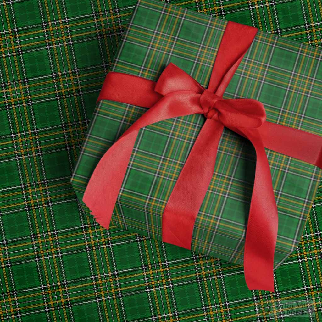 Ireland National Classic Tartan Wrapping Paper, Classic Scottish Plaid Gift Wrap