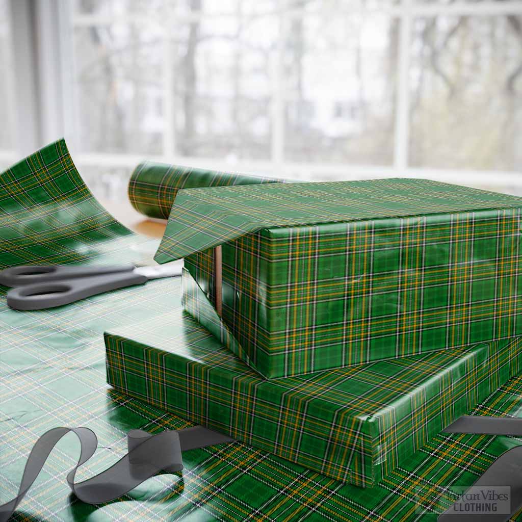 Ireland National Classic Tartan Wrapping Paper, Classic Scottish Plaid Gift Wrap